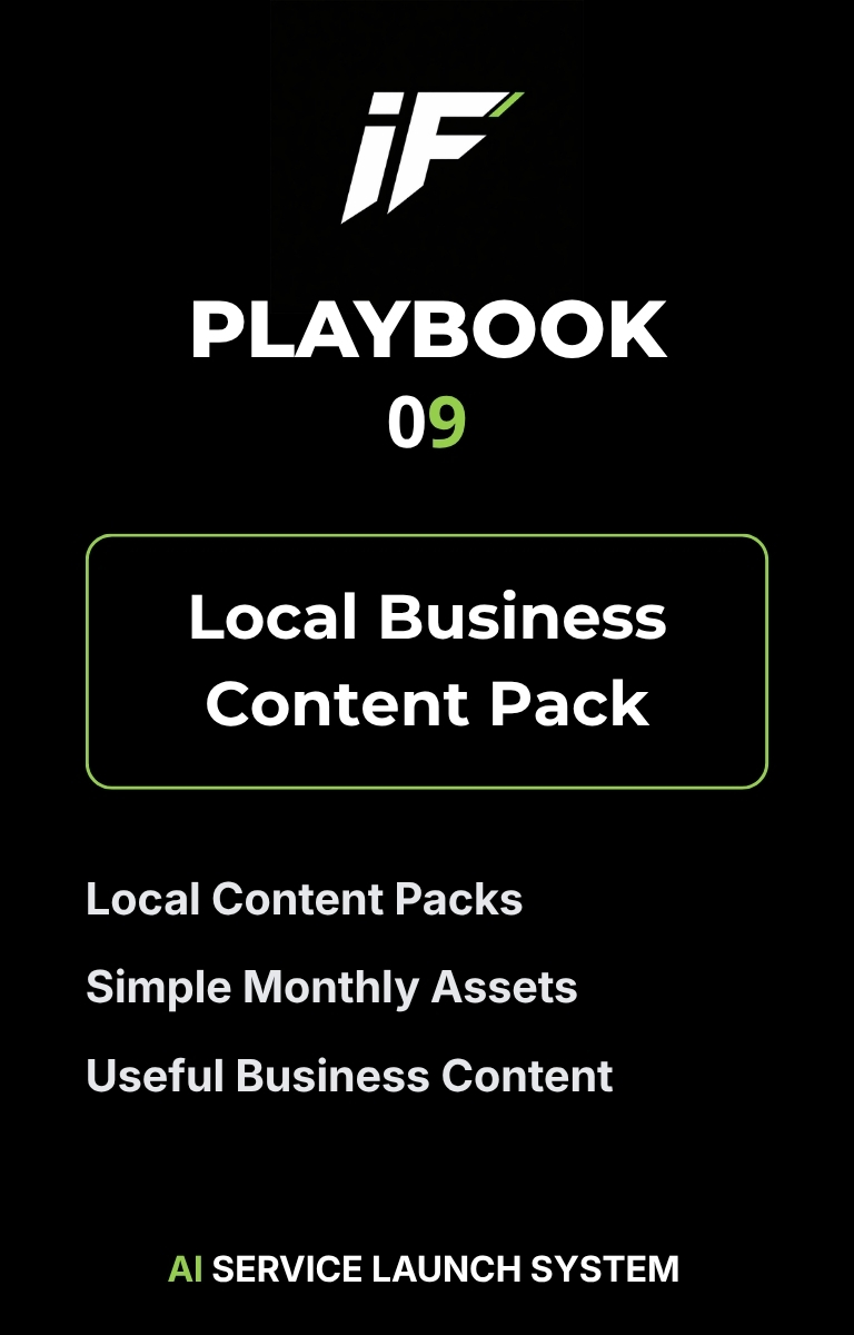 Local Business Content Pack playbook cover